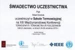 Szkoła Termowizyjna XIII Międzynarodowa Konferencja Termografia i Termometria w Podczerwieni Ustroń Jaszowiec 2019